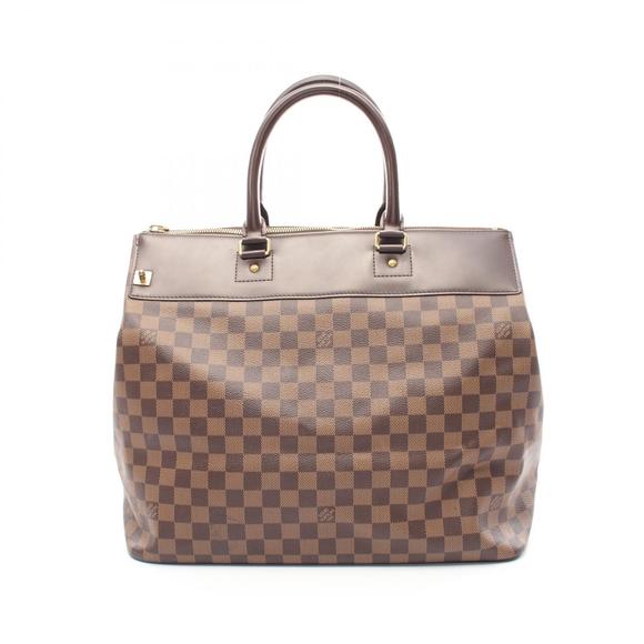 LOUIS VUITTON Greenwich PM Boston bag leather brown - Picture 1 of 15